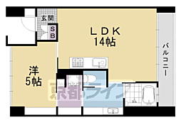 SHALIMARNISHIOJI 1LDKの間取図画像