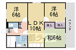 ラメゾンボヌール 3LDKの間取図画像
