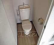 清潔感のあるトイレです。