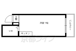 京福電気鉄道北野線 北野白梅町駅 徒歩12分 5階/-
