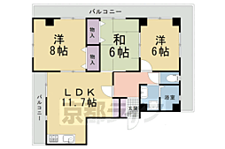 京福電気鉄道北野線 北野白梅町駅 徒歩11分 3階/-