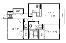 JR湖西線 おごと温泉駅 徒歩17分 1階/-