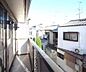 バルコニー：ベランダ風景です。