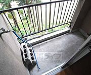 ベランダに洗濯機も置けます