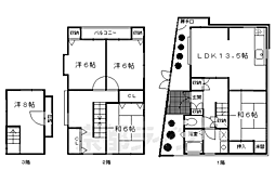 深草六反田町貸家