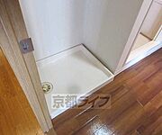 室内洗濯機置き場です