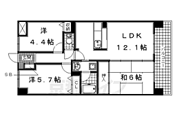 近鉄京都線 大久保駅 徒歩20分