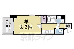 ビレイユ眞英烏丸五条 8階/-