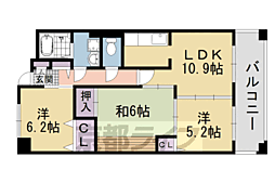 グレートシティー 3LDKの間取図画像
