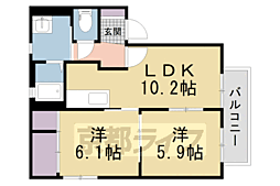 近鉄京都線 狛田駅 徒歩6分 2階/-