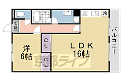 京都地下鉄東西線 東野駅 徒歩26分 2階/-