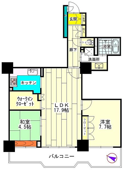 間取りを拡大表示