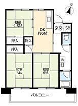 UR木場  ｜ 愛知県名古屋市港区木場町8丁目（賃貸マンション3DK・4階・55.35㎡） その2