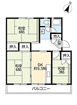 UR朝倉  ｜ 愛知県知多市つつじが丘1丁目（賃貸マンション3DK・5階・55.31㎡） その2