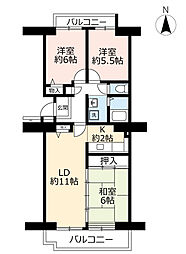 間取図画像 3LDK