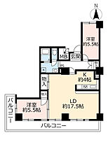 URアーバニア千代田  ｜ 愛知県名古屋市中区千代田5丁目（賃貸マンション2LDK・17階・77.89㎡） その2