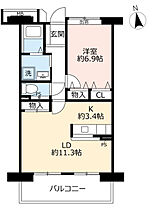 URアーバンラフレ虹ヶ丘中  ｜ 愛知県名古屋市名東区代万町3丁目（賃貸マンション1LDK・6階・53.59㎡） その2