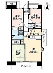 物件の間取り