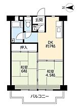 UR中丸  ｜ 愛知県名古屋市北区中丸町1丁目（賃貸マンション2DK・9階・43.79㎡） その2