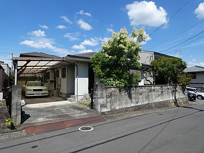 外観：将来的にも安心な平家！静かな環境で、住みやすい平家住宅です！いつでもご見学可能です！