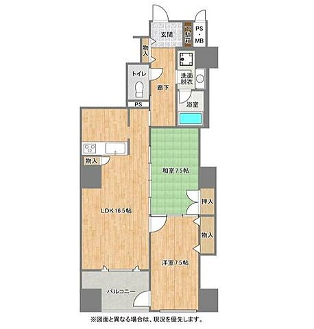 間取り 門司港レトロハイマート 18階/-