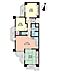 間取り：7階南向き角部屋で陽当たり+風通し+眺望良好！