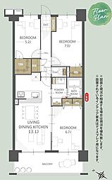 間取図画像 3LDK