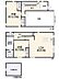 間取り：各部屋広々、2LDK+小屋裏収納！
