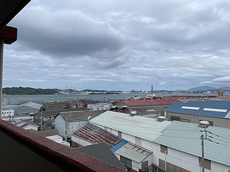海が見えて眺望良好!