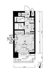 ライオンズマンション博多駅南第3 1Kの間取図画像