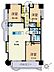 間取り：13階南東向き角部屋で陽当たり+風通し+眺望良好！