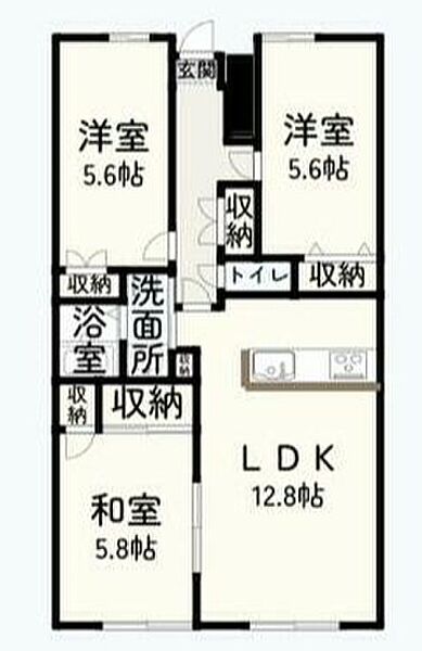 間取りを拡大表示