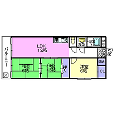 物件の間取り
