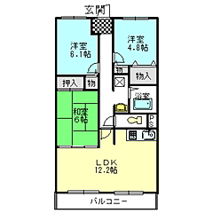 物件の間取り