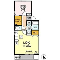 カーサ・デ・コンモート 102 ｜ 山口県宇部市恩田町３丁目2-24（賃貸アパート1LDK・1階・41.32㎡） その2