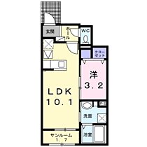 マグノリア  ｜ 山口県宇部市大字西岐波4401-1（賃貸アパート1LDK・1階・36.29㎡） その2