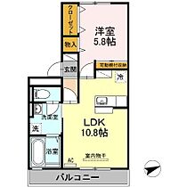 チューリップ 303 ｜ 山口県宇部市西小串２丁目6-1（賃貸アパート1LDK・3階・42.00㎡） その2