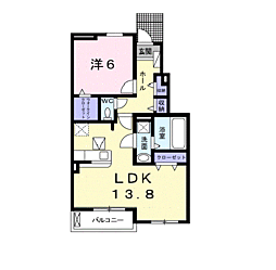 間取図画像 1LDK