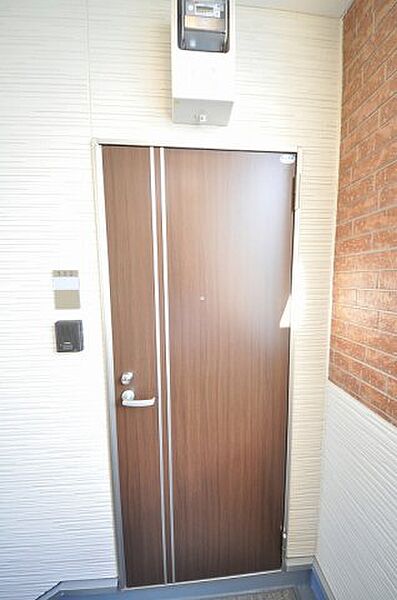 画像21:シックな玄関扉。