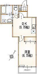 ひかるはいむ 1DKの間取図画像