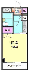 ステージ久が原2 1Kの間取図画像