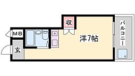 兵庫県姫路市白国５丁目（賃貸アパート1R・2階・23.00㎡） その2