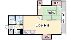 兵庫県姫路市城北新町１丁目（賃貸マンション1LDK・3階・53.46㎡） その2