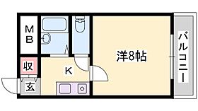 兵庫県姫路市土山４丁目（賃貸マンション1K・2階・21.00㎡） その2