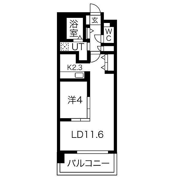 兵庫県姫路市栗山町(賃貸マンション1LDK・9階・42.10㎡)の写真 その2