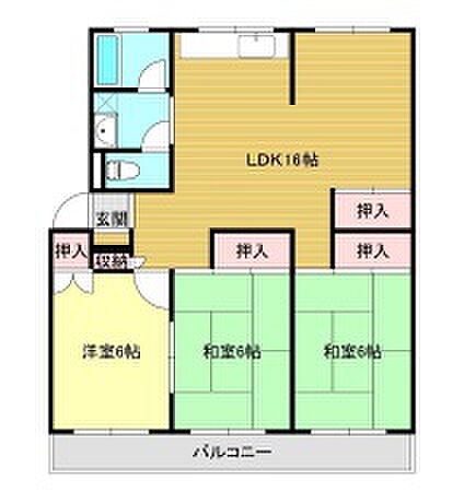 兵庫県加古川市尾上町口里(賃貸マンション3LDK・5階・69.25㎡)の写真 その1