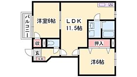 兵庫県赤穂市清水町（賃貸アパート2LDK・1階・51.79㎡） その2