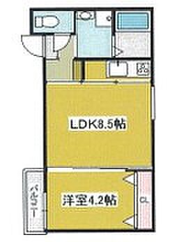 兵庫県加古川市加古川町北在家(賃貸アパート1LDK・2階・30.29㎡)の写真 その2