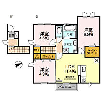 兵庫県姫路市西今宿４丁目（賃貸アパート3LDK・2階・67.93㎡） その2