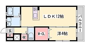 兵庫県姫路市北条梅原町（賃貸アパート1LDK・1階・41.40㎡） その2